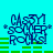 Blue pixelated text 'CLASSY SOULER ROCKS!' with green horizontal bars on a cyan background, animated with green bar changes.