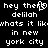 Pixelated white text on black background with repeated phrases and a heart symbol replacing 'e' in 'there'.