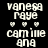 Four pixelated display identical text and heart symbols with varying background colors: black, dark magenta, bright pink, and deep purple