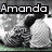 six showing a sequence where text and images combine to form 'Amanda And Andrew = love' with stick figures, kissing couple, heart symbol, and baby