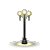 Animated streetlamp icon with three glowing lights on the left and darkened lamps on the right, set against a gray background.
