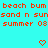 Cyan background with repeating orange text and pixelated hearts, showing animation where hearts change from hollow to filled states.