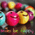 Animated icon with multiple colorful smiley faces and 'smile be happy' text in pixelated style.