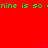 Red background with green text repeating 'nine is so' and pink star-like shapes scattered across the image.