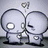 Two pixelated characters kiss under a heart, while green background displays "I will always love u" text.