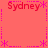 A static digital image with a solid coral background featuring repeated text and decorative elements in pink.