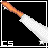A 3x3 contact sheet of a pixel-art animated icon showing a woman in white karate uniform performing martial arts moves with stars on black background and "karatehottie" text at bottom.