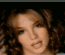 A woman with curly brown hair appears in three distinct poses: mouth open, smiling, and looking left.