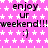 A static image with a pink background covered in white stars, displaying repeated text and emoticons in black.