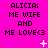 Pixelated text on bright pink background with animated white sparkles and dots appearing in different positions across frames.