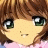 A 48x48 pixel buddy icon featuring a close-up of an anime-style character with brown hair and green eyes on the left, paired with text reading "Anime IM" and "COM" on a black background to the right.