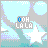 Pixelated icon with light blue sky, gray tree branches, and white star; text "IOH LALA" animates in sequence across frames.
