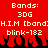 Red background with pixelated text and black silhouettes of raised hands at the bottom, displaying repeated phrases in a digital font.