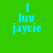 Green background with blue text 'luv jaycie' and a vertical line above, red horizontal bar moves across the image in different positions.