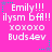 A bright pink background displays repeated text and star motifs in white, cyan, and purple with pixelated lettering.