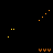 Animated icon with yellow text 'MY HEART IS LOCKDOWN' and orange/yellow pixelated symbols on black background, featuring repeated patterns of crosses and squiggles.
