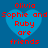 Four identical blue heart-shaped icons with red text reading "Olivia Sophie and Sophie and Ruby are friends" on a solid blue background.