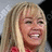 A pixelated image shows a person with blonde hair and a red top on the left, next to bright pink background with white text reading HANNAH MONTANA.