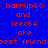 Red pixel text on blue background reads 'harryp68 and leec64 are best friendoest friends' with cyan rectangular overlays on some text segments.