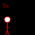 Animated contact sheet of 13 frames showing red stick figures and pink hearts with Spanish text on black background, arranged in a 4x4 grid with one frame missing at bottom-right.