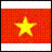A 48x48 pixel buddy icon split into two vertical sections: left shows a red background with yellow star, right displays "Viet Pride !!" text on red.