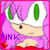 Pixel art of six distinct character-themed icons with pink, blue, and black color schemes featuring anime-style figures and text elements