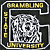 Animated contact sheet showing two identical frames of a college logo icon with