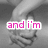 Black-and-white image of two hands holding each other with pink text overlays reading "and i'm flying so high high off the ground when your around" and black text reading "'Aying High' By Jem"