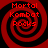 Four identical red and black spiral patterns with 'Mortal Kombat Rocks' text in red pixelated font on each.