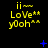 Yellow text and blue symbols on black background with animated star-like elements shifting positions across frames.