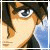 Six anime-style character face close-ups arranged in a , showing varied eye colors and hair styles with pixelated rendering