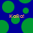 Blue background with green circles and orange text reading 'Koro!' in two locations.