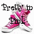 Pink high-top sneakers with white laces and soles, positioned in a stacked arrangement against a plain background.