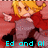 Pixelated character with blonde hair in a red cape and gray dress, arms outstretched against pink background with cyan text "Ed and Al" at bottom.