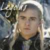 nine character portraits from The Lord of the Rings with text labels, showing Legolas, Éomer, Aragorn, and Faramir in various costumes