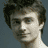 Animated contact sheet of three Harry Potter characters with pixelated facial features and red dot accents on a gray background.