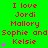 Green background with repeated pink text and small purple hearts, showing animated heart pulses in three