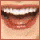 A four- shows a person's face in different expressions: close-up mouth, full smiling face, and two head shots with open-mouthed smiles