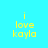 Four pixelated text display 'i love kayla' in yellow on cyan, light green, bright green, and turquoise backgrounds
