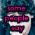 A 2x2 contact sheet of a pixelated animated icon featuring a person with curly hair across three sampled frames showing text changes and a heart symbol.