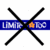 Static pixel art icon with blue horizontal bar, black X overlay, and orange square on right side of text.