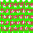 Green background with repeating pink text 'tupentinet' and white star-like patterns, partially obscured by a gray rectangle in the bottom-right corner.