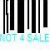 Pixelated black and white vertical stripes with cyan text reading 'NOT A SMILE' at the bottom.