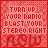 Red pixelated text with repeated phrases and stylized 'now' across showing subtle color shifts