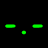 A 48x48 pixel animated icon featuring green neon-style symbols on a black background, with visible frame-to-frame changes in symbol arrangement and motion.