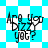 Four identical pixelated text-based images arranged in a , each displaying 'Are You DIZZY yet?' over a blue and white checkered background
