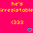Pixelated text and symbols on a bright pink background with yellow and cyan elements.