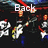Animated icon shows a character playing guitar with text labels 'Back', 'Seat', and 'Riot' over dark background with red and blue accents.
