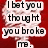 A four- of pixelated text on a red background with heart-shaped smoke effects, each displaying a different phrase