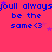 A static image with a bright pink background displaying repeated blue text 'youll always be the same<3' and small purple stars.